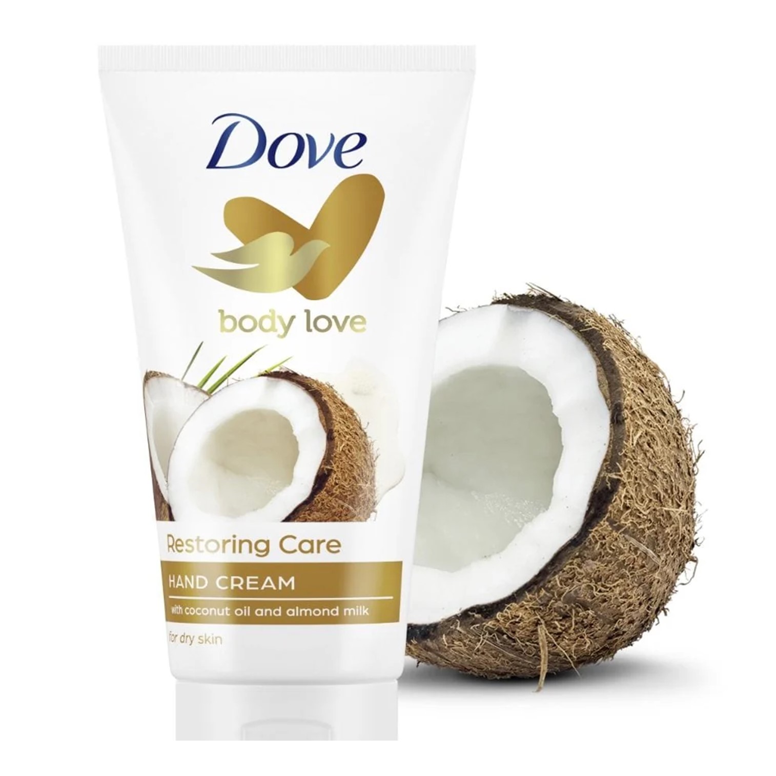 Dove Body Love Restoring Care Hand Cream 75g ผลิตภัณฑ์บำรุงมือสูตรพิเศษเพื่อผิวมือแลดูสุขภาพดีริ้วรอยจางลงผิวเนียนนุ่มกระชับอ่อนกว่าวัย