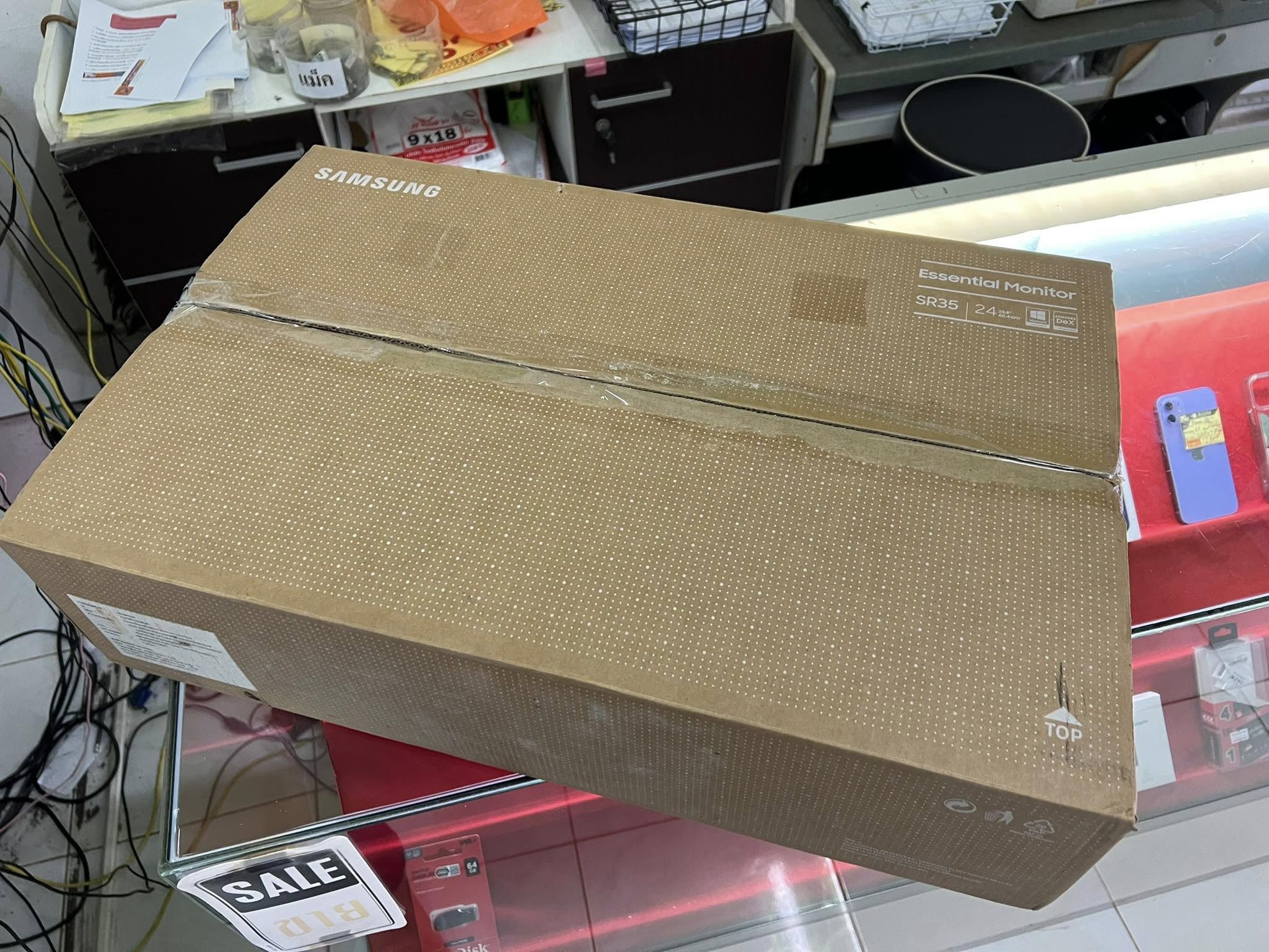 ขาย จอคอม Samsung LS24 24 นิ้ว IPS 75Hz สภาพสวย ขอบจอบางเฉียบ ครบกล่อง