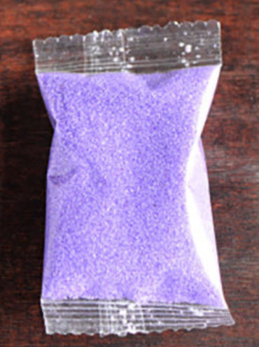 ทรายสี สีม่วงอ่อน ขนาด 25 กรัม