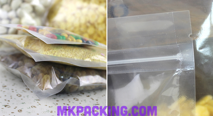 ถุงพลาสติกใส ซิปล็อค ตั้งไม่ได้ ขนาด 10x15cm