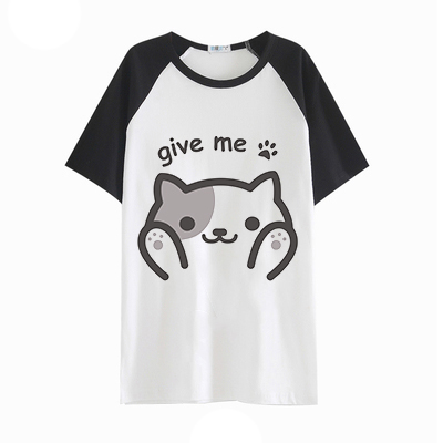 เสื้อยืด ลาย Neko Atsume