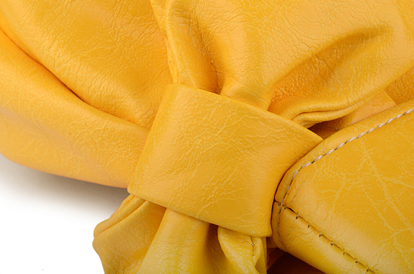 XOXO Beau Vinyl Tote Handbags Purse in Yellow