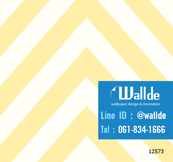 วอลเปเปอร์ห้องเด็ก วอลเปอร์ลายการ์ตูน ลายเส้นหยัก