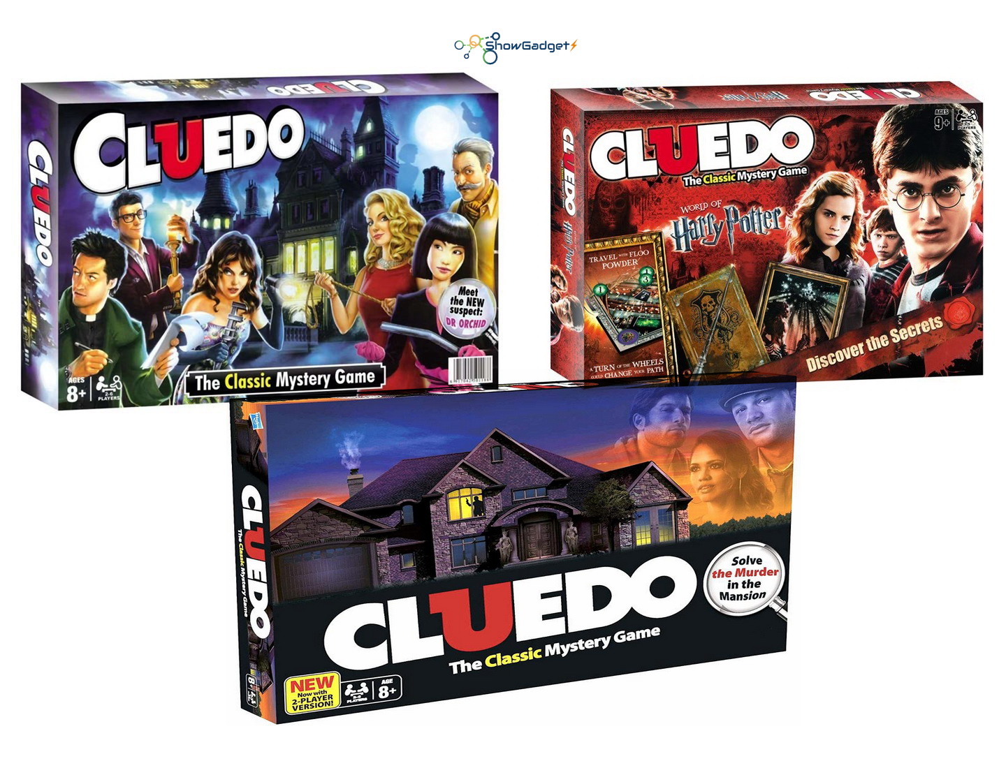Cluedo Clue คลูโด บอร์ดเกมส์จับคนร้าย เเกมกระดานสืบสวน นักสืบหัวเห็ด board game