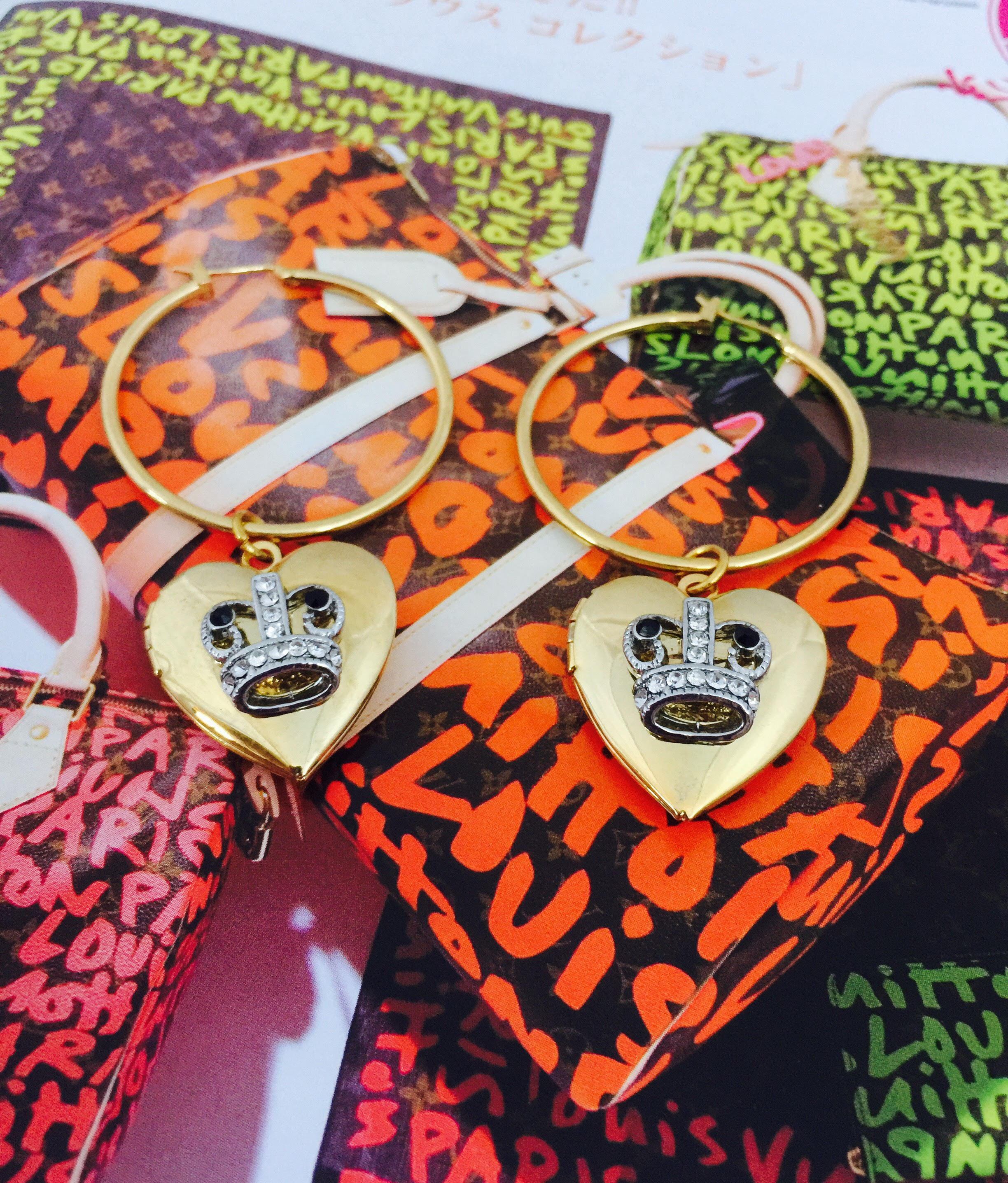 Juicy Couture Gold Earrings