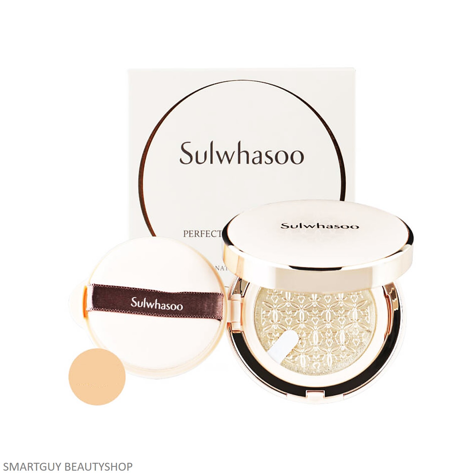 Sulwhasoo Perfecting Cushion No.13 30g ครีมรองพื้นจากเกาหลีสูตรบางเบาเพื่อผิวหน้าแลดูกระจ่างใสเป็นธรรมชาติ