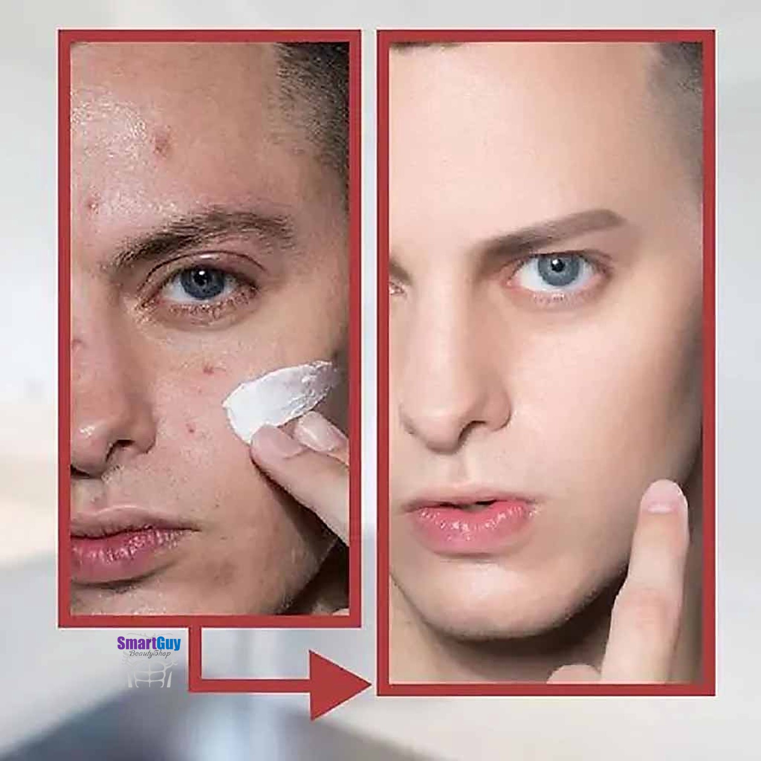 ครีมมอยซ์เจอร์ไรเซอร์สำหรับผู้ชายช่วยปรับผิวหน้ากระจ่างใสมีออร่าชุ่มชื่นอิ่มน้ำย้อนวัยผิวหน้าในทันที OUPEI Men Delicate And Smooth Transparent Refreshing Full Skin 50g.