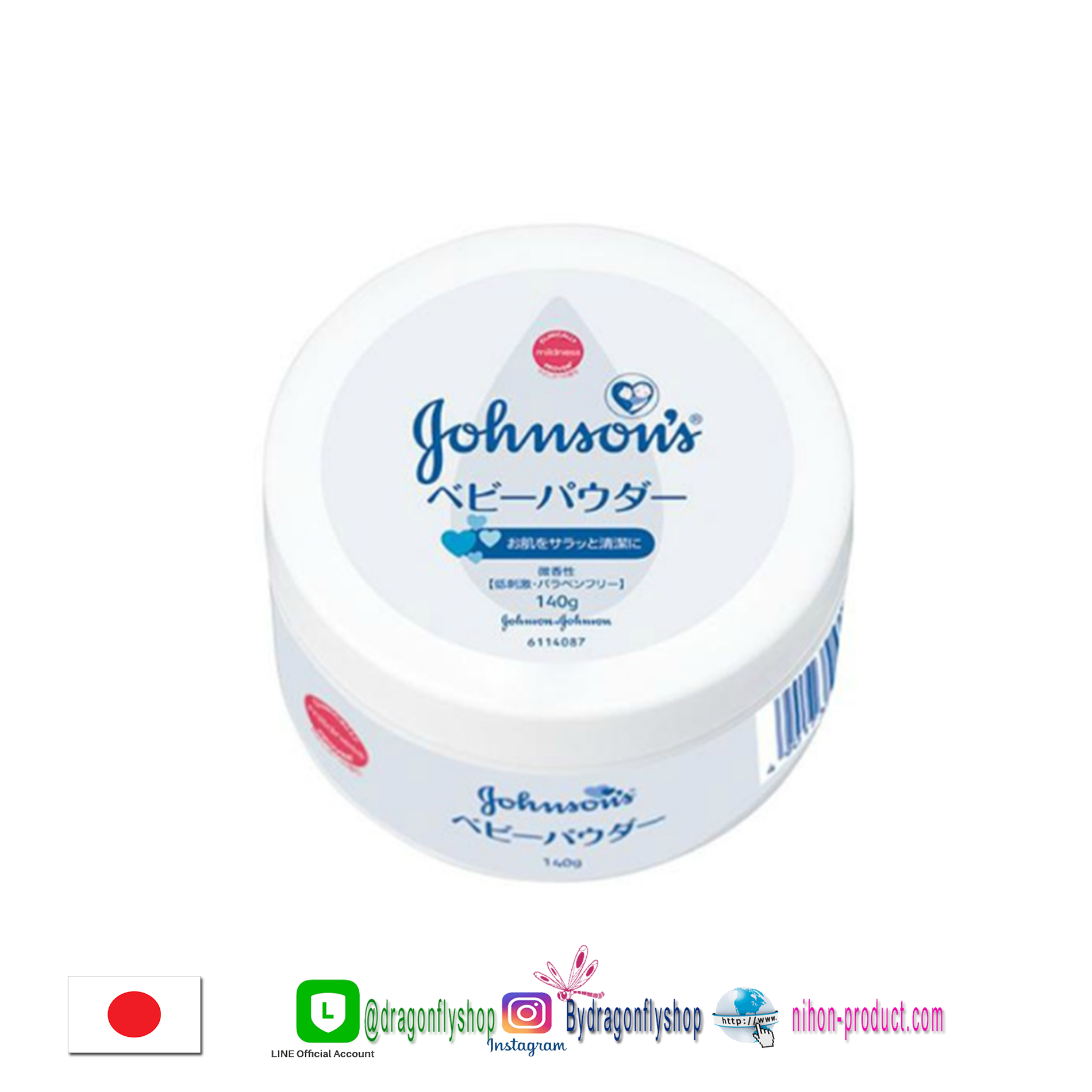 JOHNSON'S Baby Powder 140g.