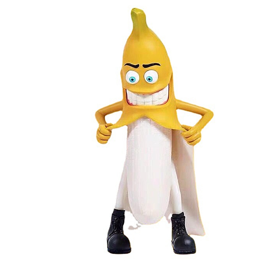 ของตั้งโชว์ Mr.Banana โมเดล ของตกแต่งบ้าน ลายกล้วย boxed gift play doll ของขวัญ แกล้งคน ของสะสม 30ซม