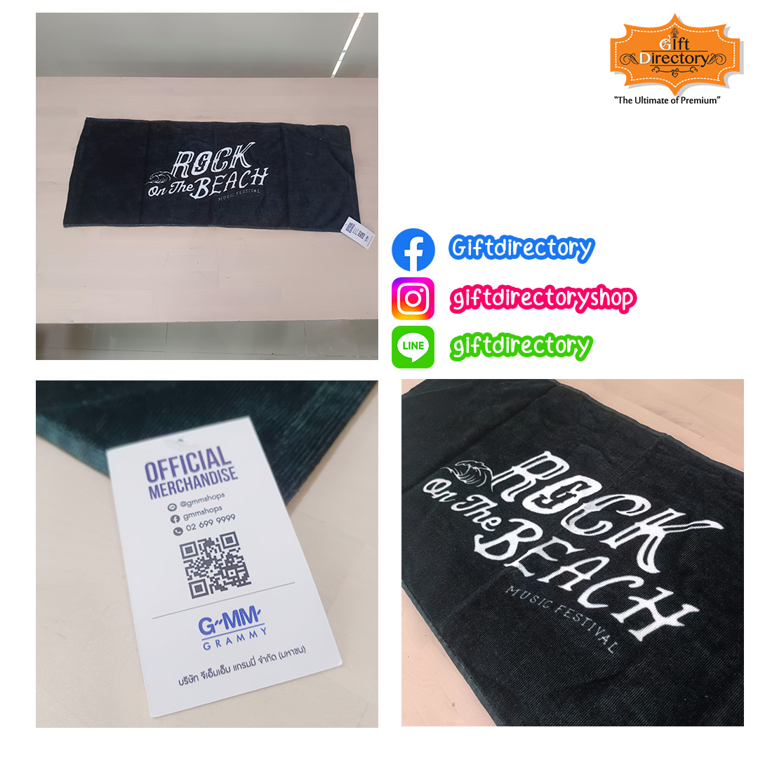 ผ้าขนหนู ผ้าเช็ดหน้า เนื้อผ้าคอตตอน(cotton100% )