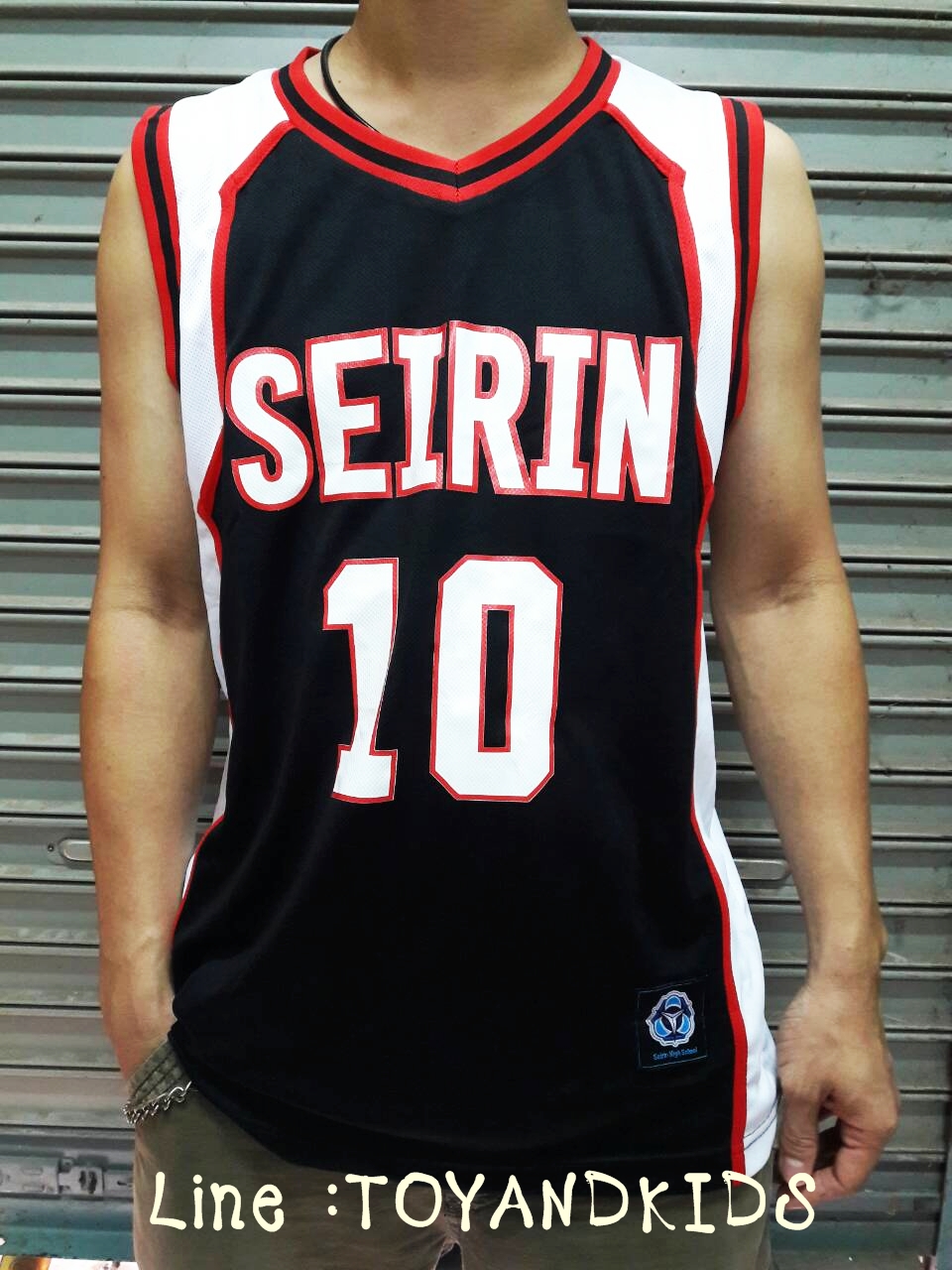 ชุดบาส SEIRIN No.10 สีดำ V1