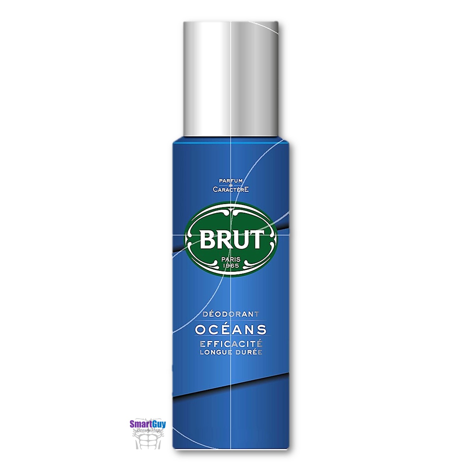 BRUT PARIS 1965 Deodorant Oceans Efficacite Longue Duree 200ml. สเปรย์ระงับกลิ่นกายลิขสิทธิ์แท้จากต่างประเทศกลิ่นหอมใหม่สำหรับผู้ชายผสานความเซ็กซี่หรูหราน่าค้นหา