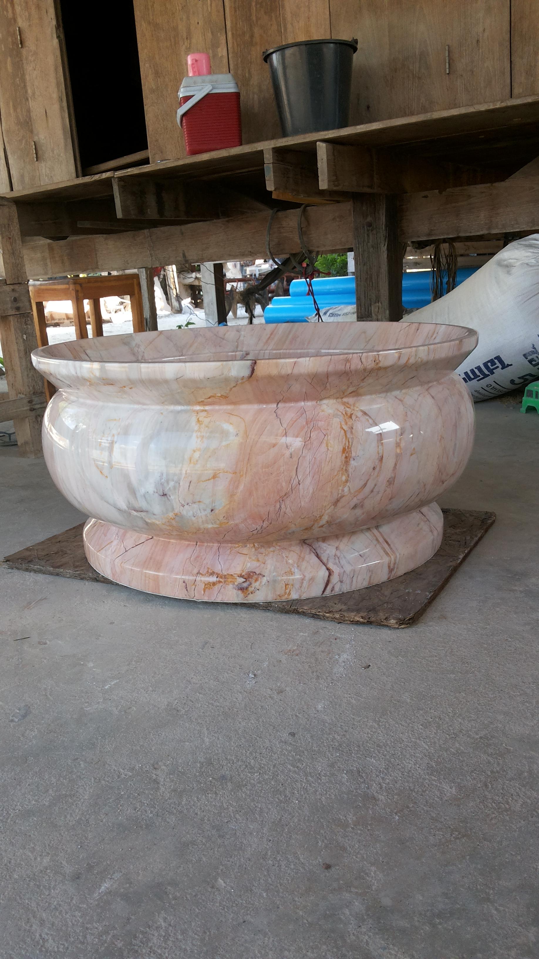 กระถางธูปหินอ่อนขนาดใหญ่กว้างถึง80cm.ราคา