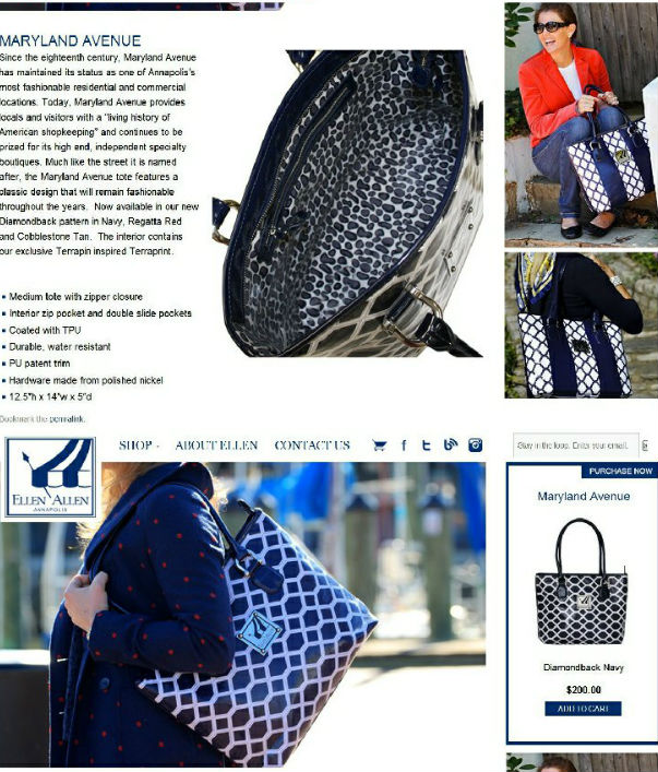 ELLEN ALLEN CITY DOCK Bag