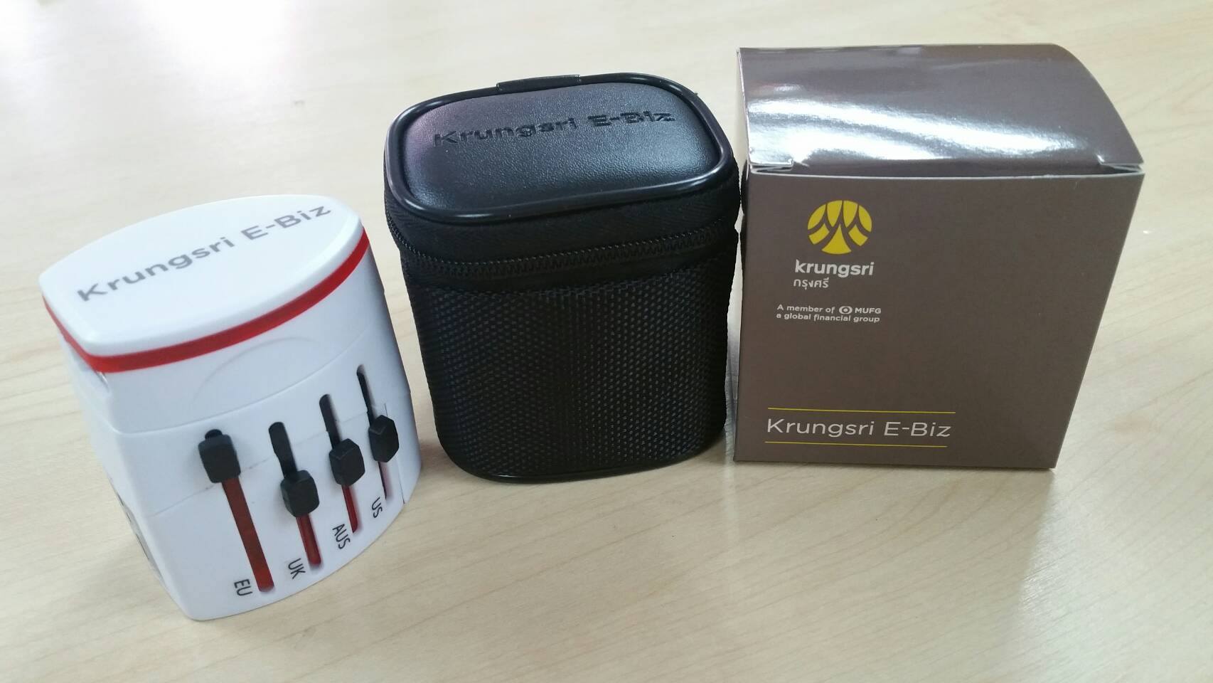 Universal Plug ผลิตเพื่อธนาคารกรุงศรี
