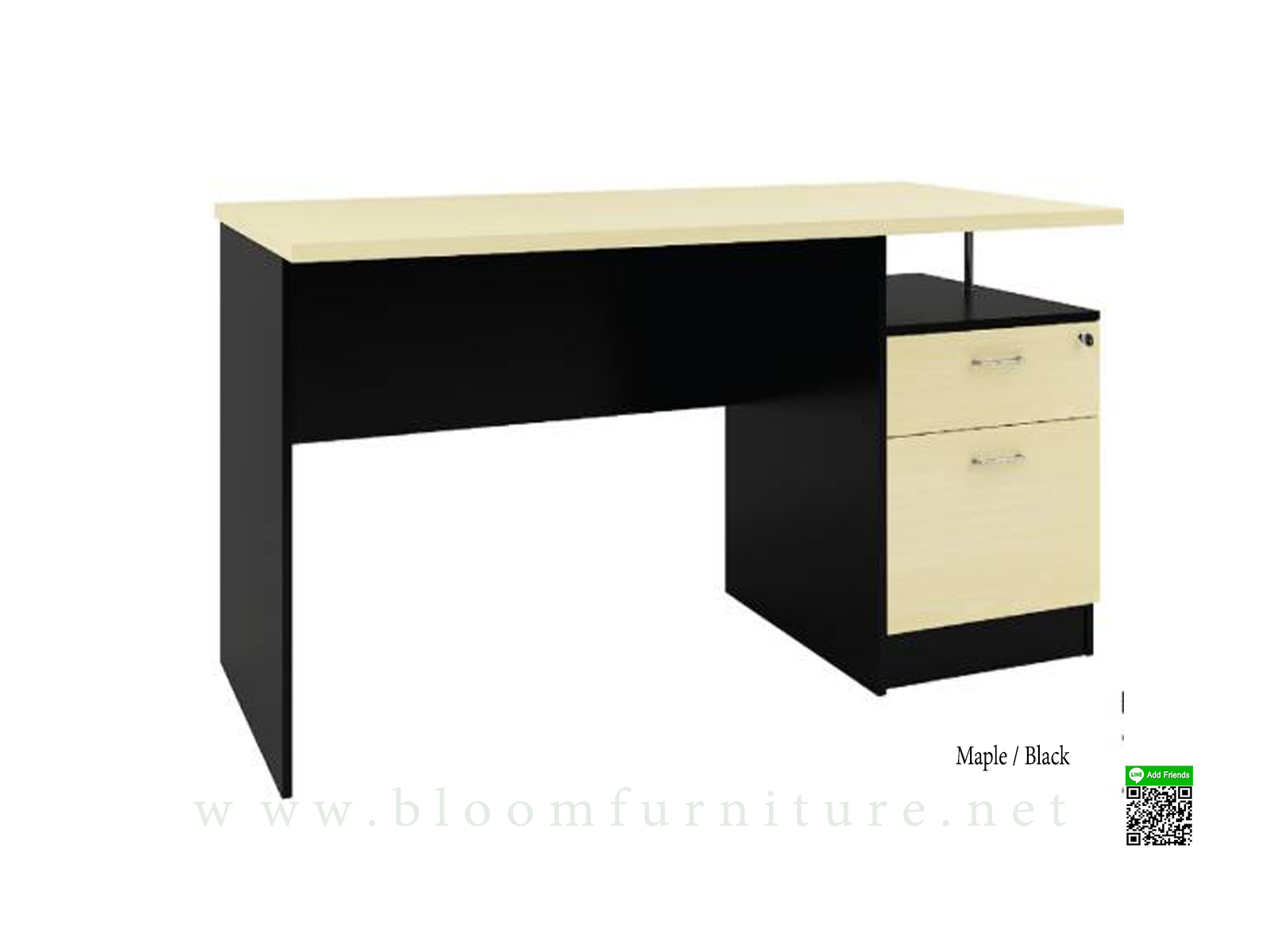 โต๊ะทำงาน - โต๊ะผู้บริหาร size 150 x 75 x 75 cm.