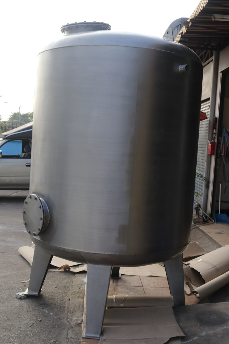 ถังกรองสแตนเลส60นิ้ว150ซม.x150ซม.x3มม