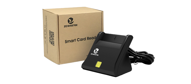 เครื่องอ่านบัตรประชาชน Zoweetek ZW-12026-3 USB ใช้งานอ่านร่วมกับมือถือแอนดรอยด์