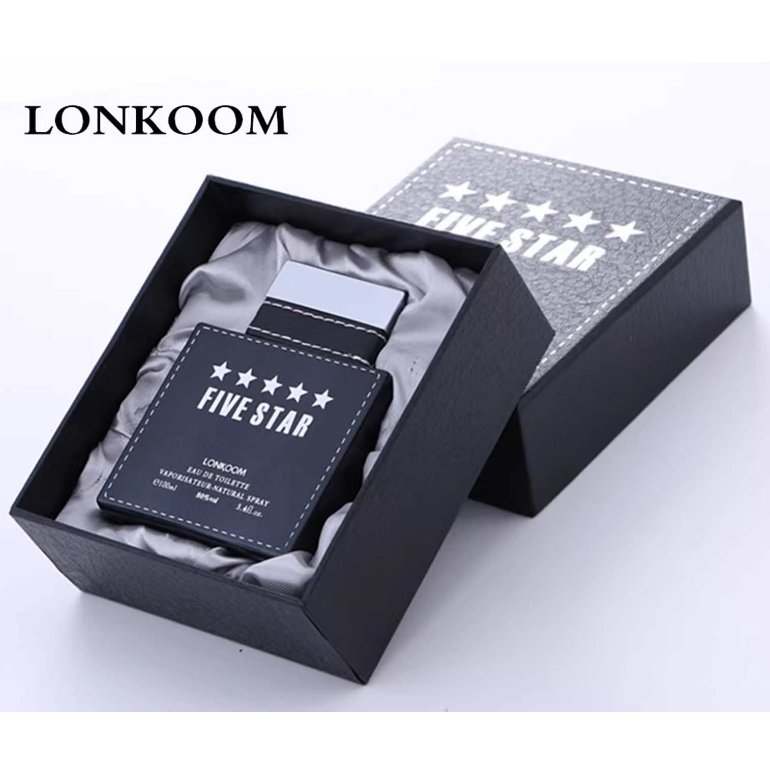 Lonkoom Five Star Fragrance Professional Eau De Toilette for Men 100ml น้ำหอมผู้ชายกลิ่นหอมสุดพิเศษรับประกันลิขสิทธิ์ของแท้นำเข้าจากต่างประเทศพร้อมส่ง