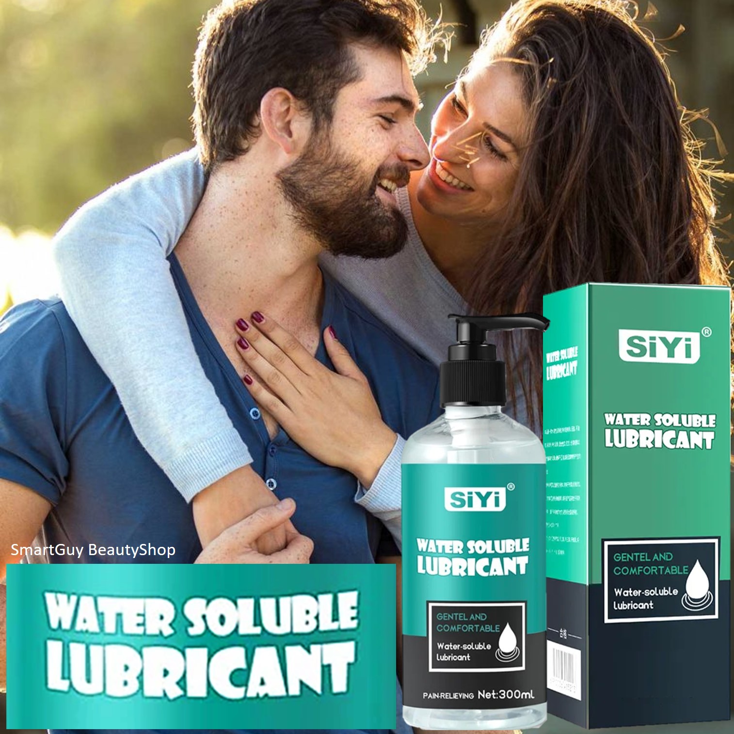 Siyi Round Lubricating Fluid Water Soluble Lubricant 300ml เจลหล่อลื่นสูตรน้ำเนื้อบางเบาพิเศษจากต่างประเทศ