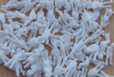 คน สเกล 1:300 คละแบบ สีขาว / 100 ตัว