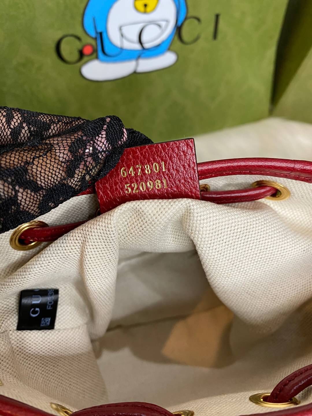 Gucci Doraemon x Mini Bucket Bag