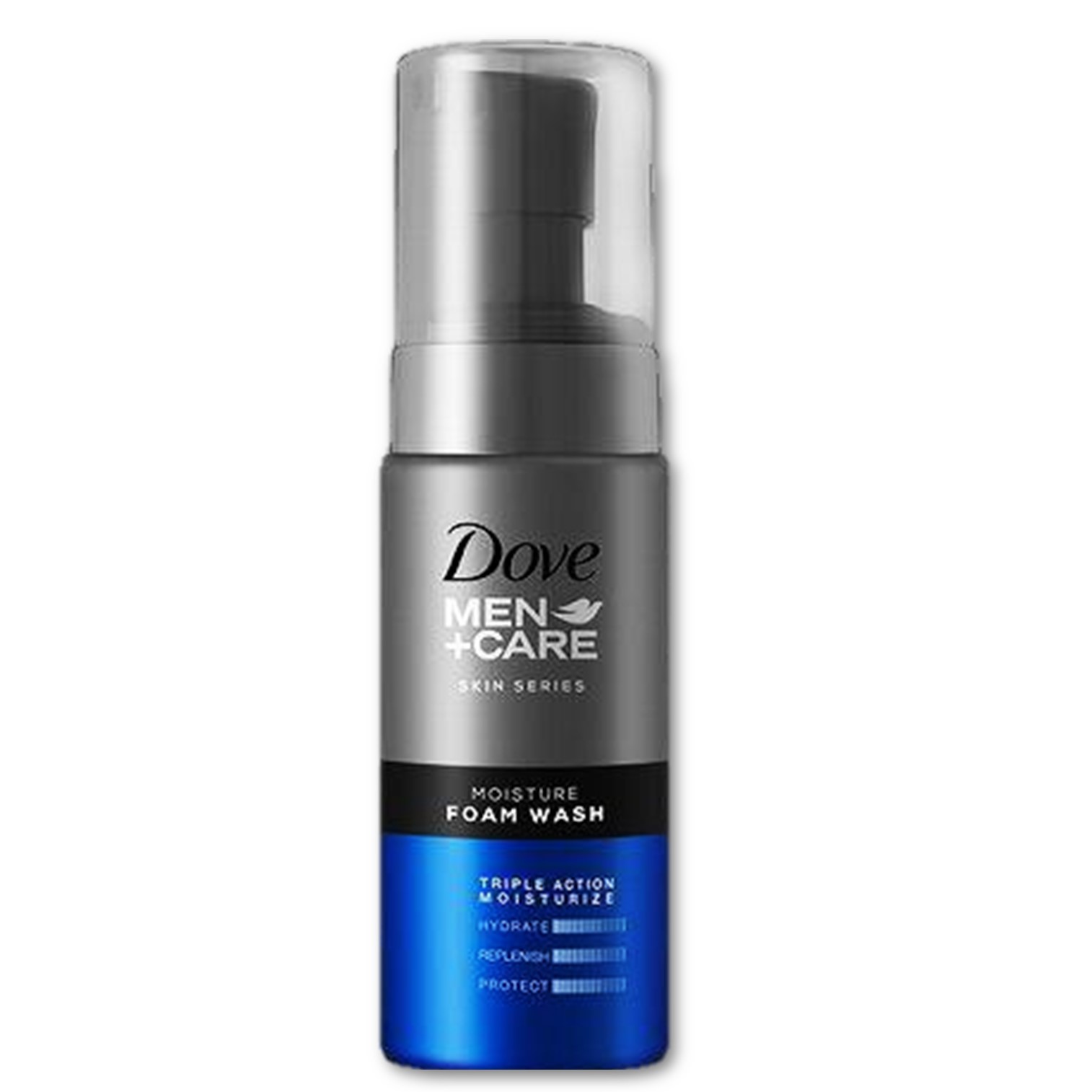 DOVE MEN MOISTURE FOAM WASH 140MLมูสโฟมทำความสะอาดผิวหน้าสูตรมอยซ์เจอร์ไรเซอร์เข้มข้นสำหรับผู้ชายสินค้านำเข้าจากญี่ปุ่น