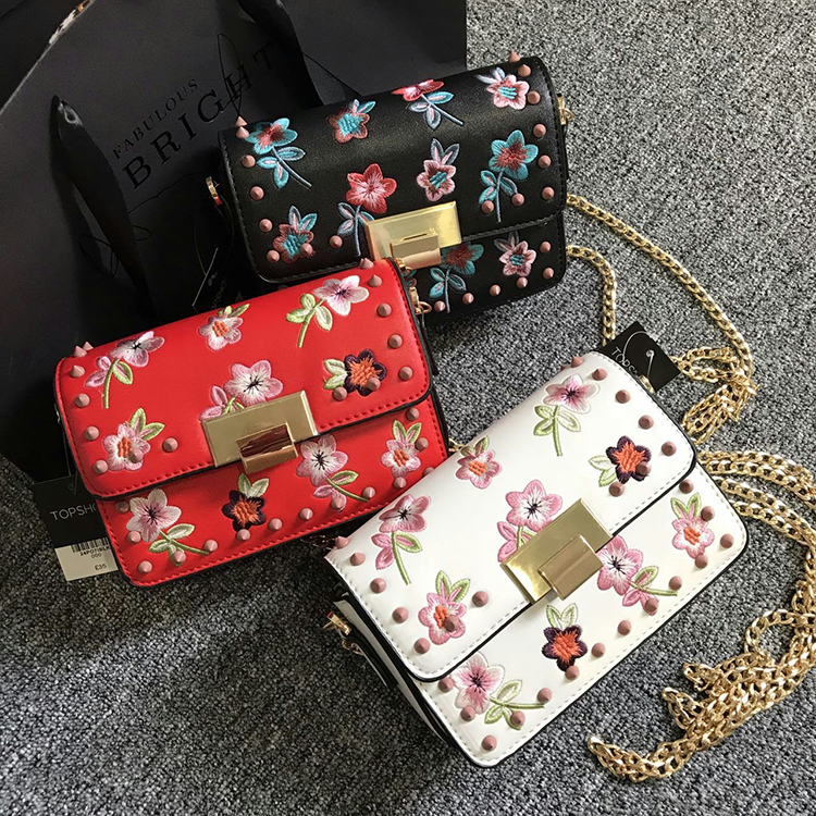 TOPSHOP Rosie Floral Study Crossbody Bag