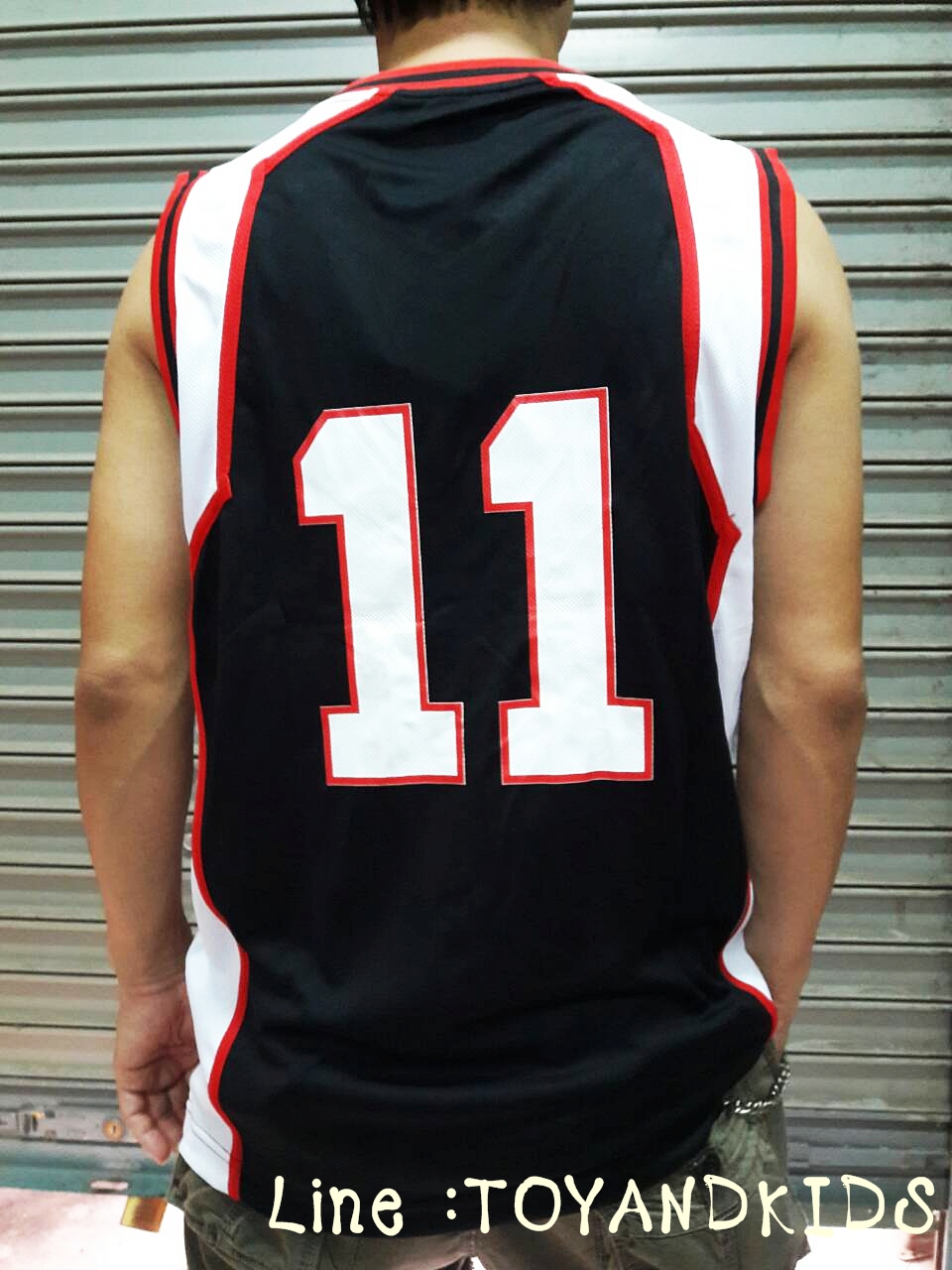 ชุดบาส SEIRIN No.11 สีดำ V1
