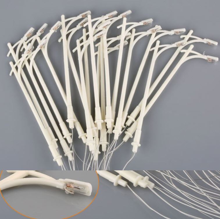 เสาไฟถนน กิ่งเดี่ยว 6V สูง 10 ซ.ม. (สเกล 1:100) / 10 ต้น