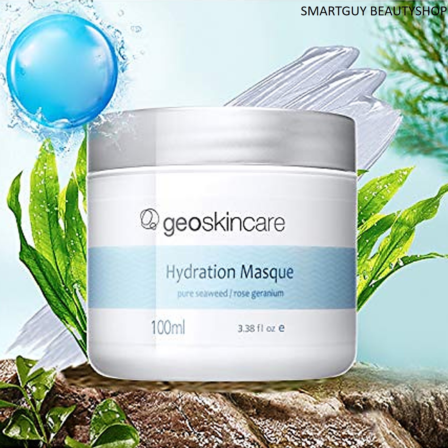 GeoSkincare Antarctic Seaweed Hydration Masque 100ml ผลิตภัณฑ์เจลมาส์คหน้าสูตรพรีเมี่ยมจากสาหร่ายใต้ทะเลน้ำลึกของแท้จากนิวซีแลนด์