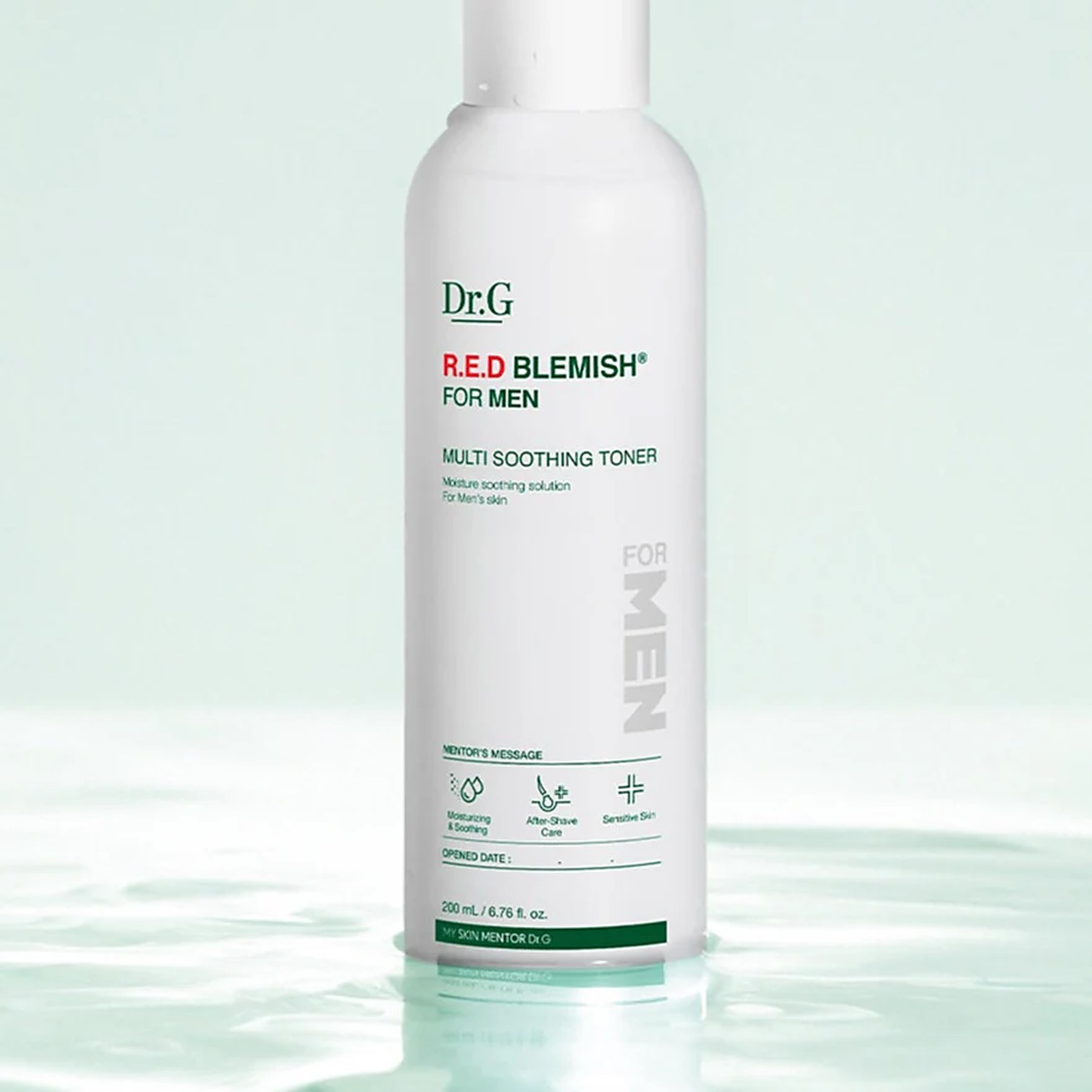 DR.G R.E.D Blemish For Men Multi Soothing Toner 200ml โทนเนอร์บำรุงผิวหน้าผู้ชายสูตรสารสกัดใบบัวบกสินค้านำเข้าจากเกาหลีของแท้พร้อมส่ง