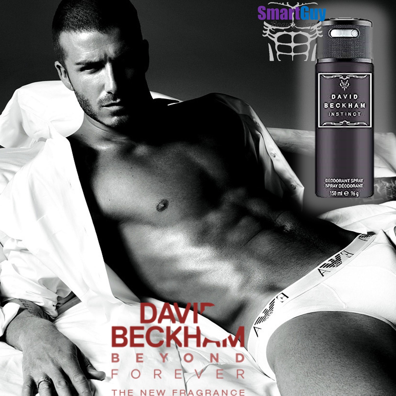 David Beckham Instinct Men Body Spray 150ml สเปรย์ระงับกลิ่นกายลิขสิทธิ์แท้จากเดวิด เบ็คแฮมกลิ่นหอมเย็นสำหรับผู้ชายสปอร์ตแมนผสานความเซ็กซี่น่าค้นหา สินค้านำเข้าของแท้ 100%