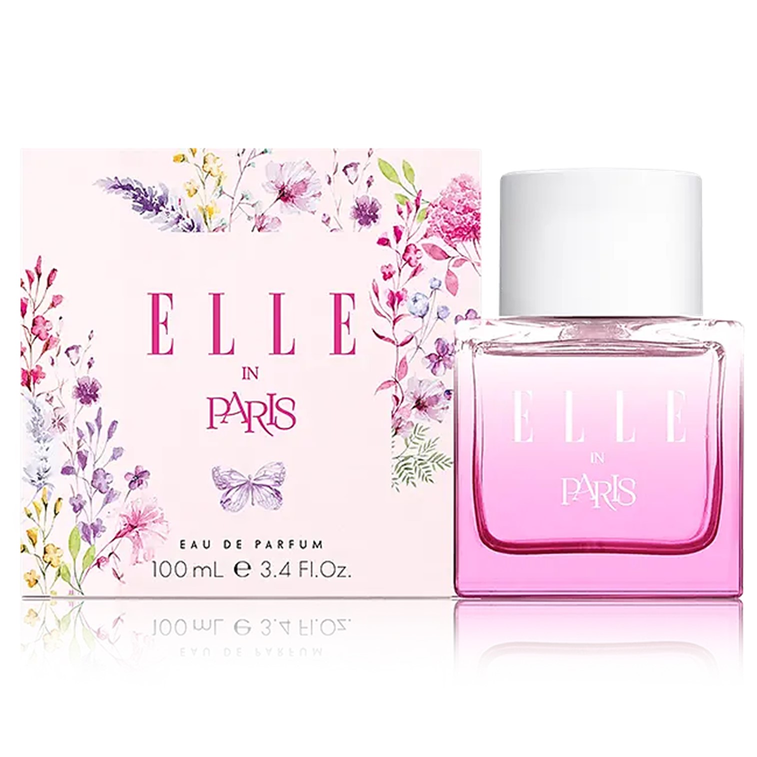 Elle in Paris Elle for women Eau De Parfum 100ml น้ำหอมผู้หญิงกลิ่นหอมหวานเซ็กซี่สินค้านำเข้าจากต่างประเทศรับประกันลิขสิทธิ์แท้พร้อมส่ง