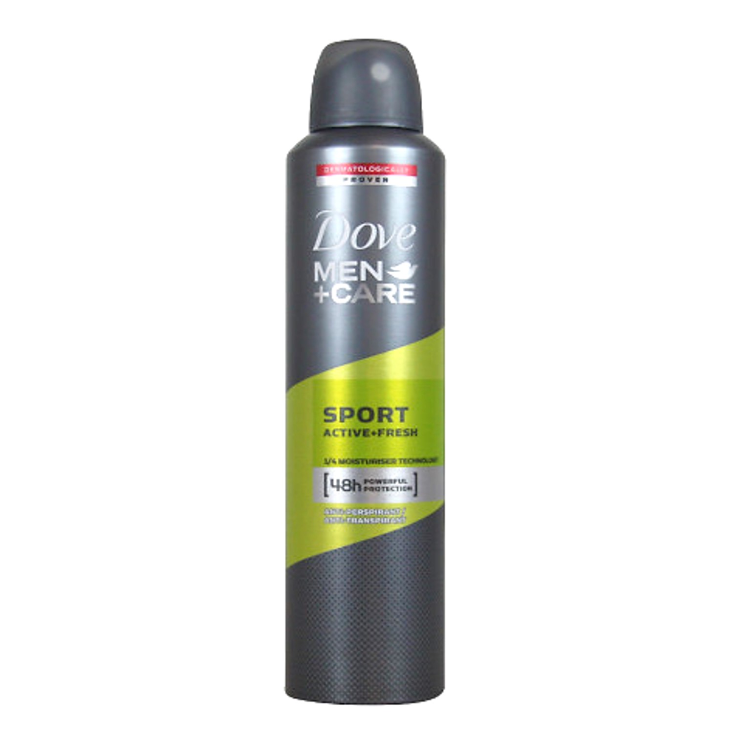 Dove MEN+CARE SPORT ACTIVE+FRESH ANTIPERSPIRANT DEODORANT Spray 150ml สเปรย์ระงับกลิ่นกายสูตรใหม่สำหรับผู้ชายกลิ่นหอมสปอร์ตมั่นใจยาวนาน48ชั่วโมง