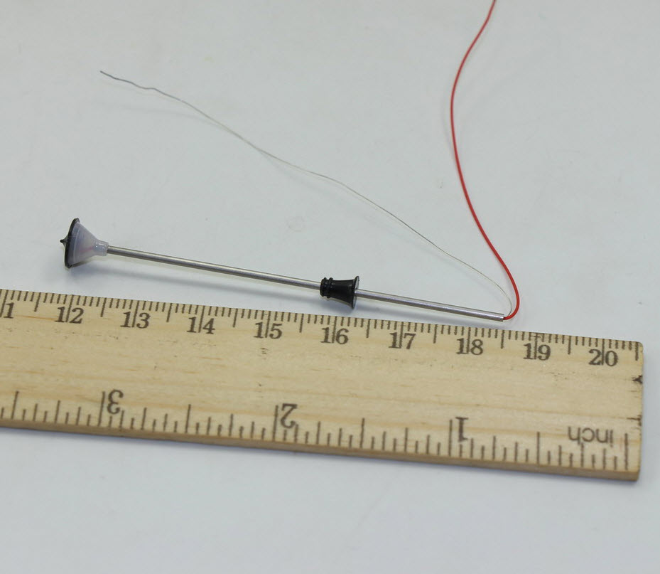 เสาไฟโลหะโคมเดี่ยว 3V สูง 7 ซ.ม. / ชุด 5 ต้น (มี resistor)
