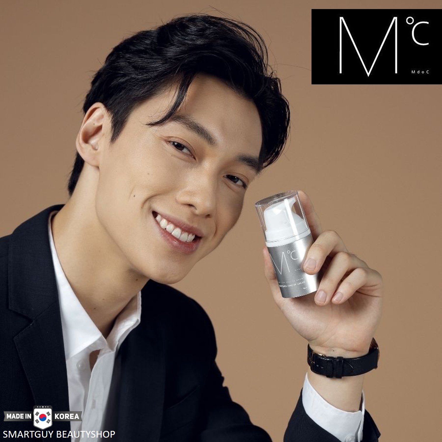 Mdoc Whitening Tone Up Cream 50ml Made In Korea ครีมโทนอัพปรับแต่งผิวหน้าเรียบเนียนกระจ่างใสสำหรับผู้ชายจากเกาหลีของแท้