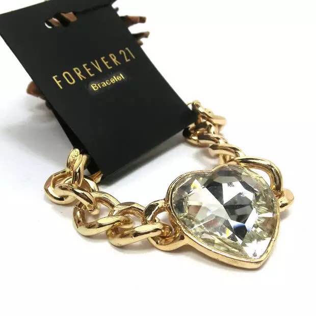 F21 Heart Bracelet