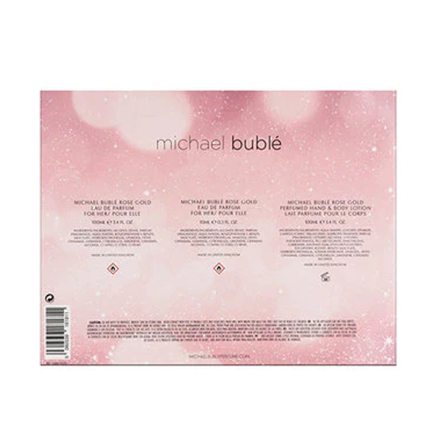 Michael Buble By Invitation Rose Gold EDP Gift Set Special Edition เซ็ตน้ำหอมลิขสิทธิ์แท้กลิ่นใหม่ล่าสุดจากนักร้องหนุ่มMichael Buble