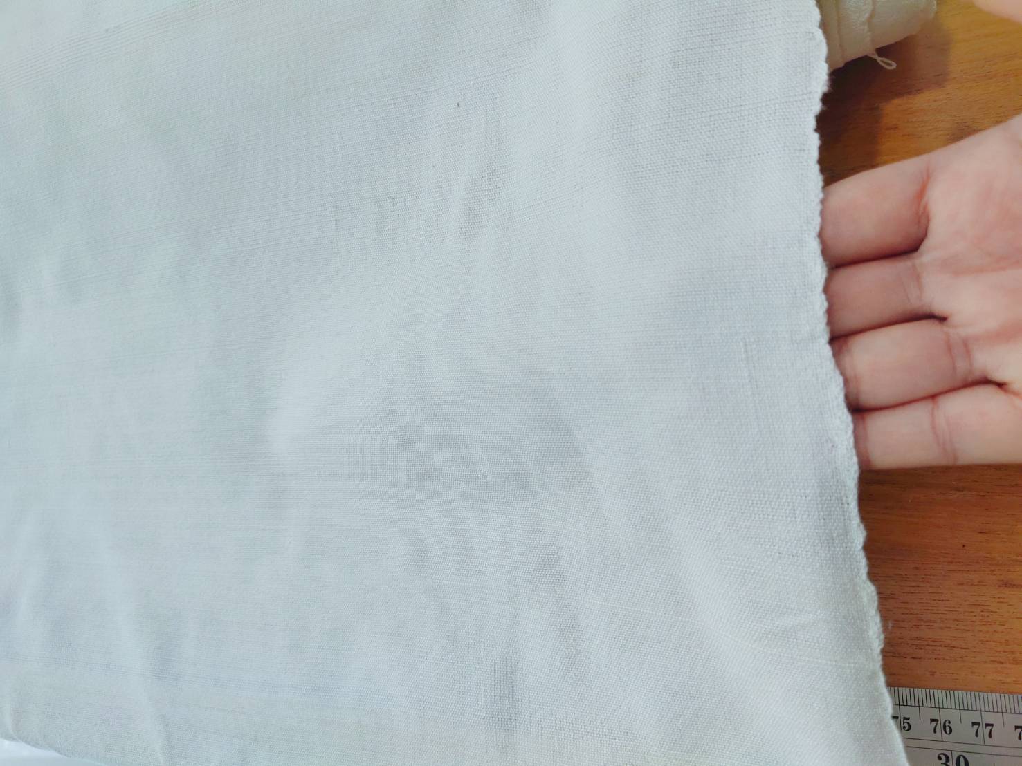 ผ้าฝ้ายทอมือ Cotton Fabric Hand Weaved กว้าง71cm*90cm Hand made