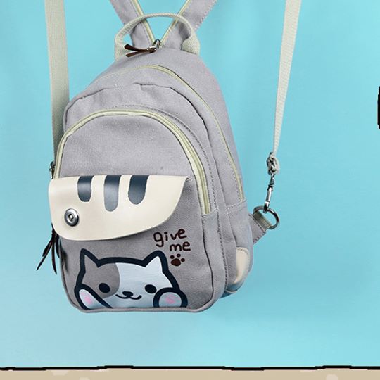 กระเป๋าเป้ ลาย neko atsume