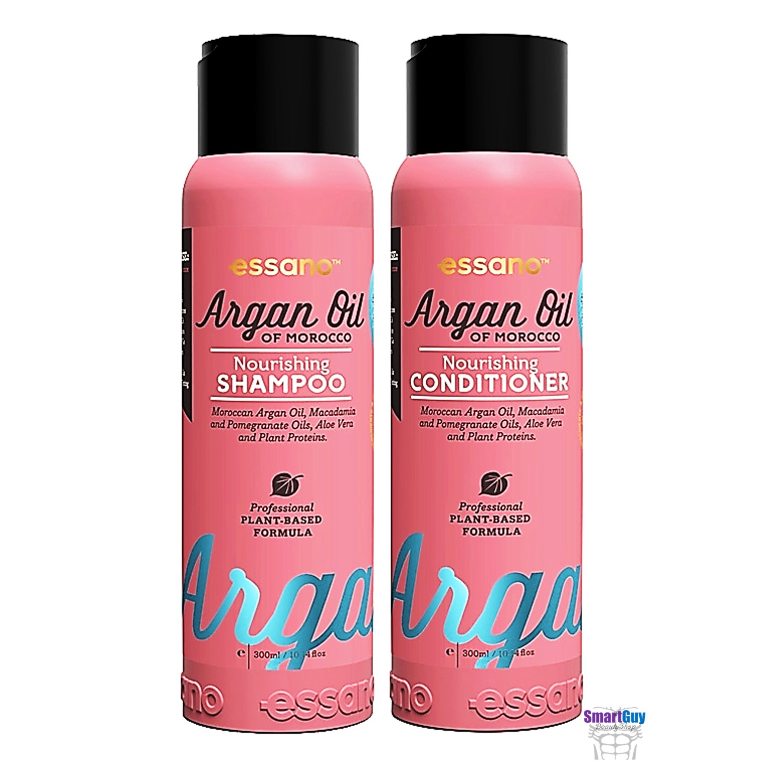 ESSANO Argan Oil Nourishing Shampoo & Conditioner 300ml.X2 ชุดผลิตภัณฑ์ดูแลเส้นผมและหนังศีรษะสูตรพรีเมี่ยมของแท้จากนิวซีแลนด์