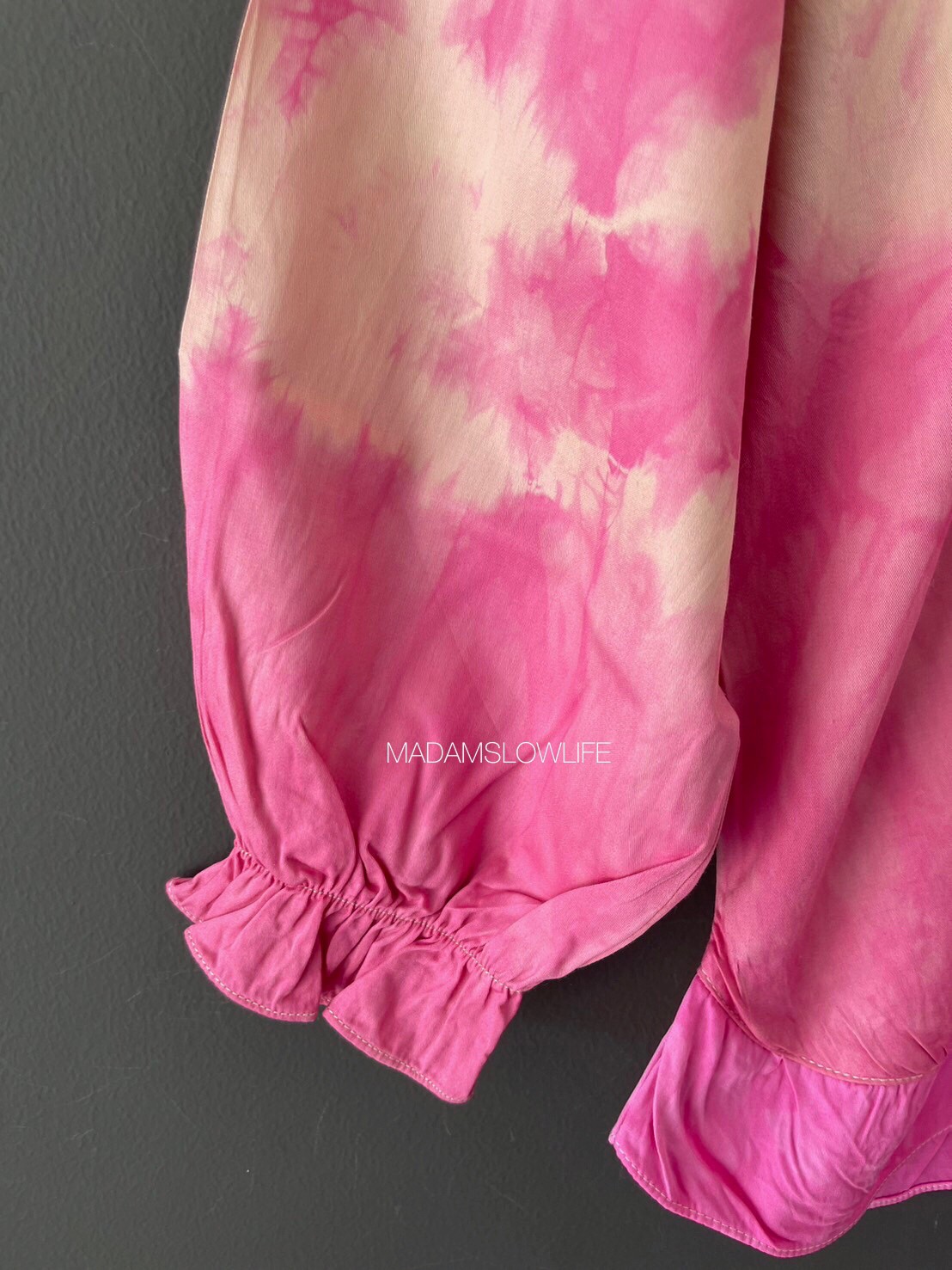 เสื้อผู้หญิง Size F อก 38-46 นิ้ว ยาว 23 นิ้ว เนื้อผ้าคอตตอนซาติน ย้อมสีชมพูสีปลอดสารพิษ