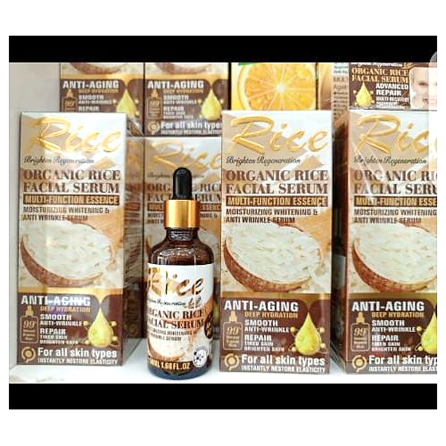 Wokali Organic Rice Facial Serum 50ml ผลิตภัณฑ์เซรั่มบำรุงผิวหน้าสูตรพิเศษจากสารสกัดธรรมชาติสินค้านำเข้าจากต่างประเทศของแท้พร้อมส่ง