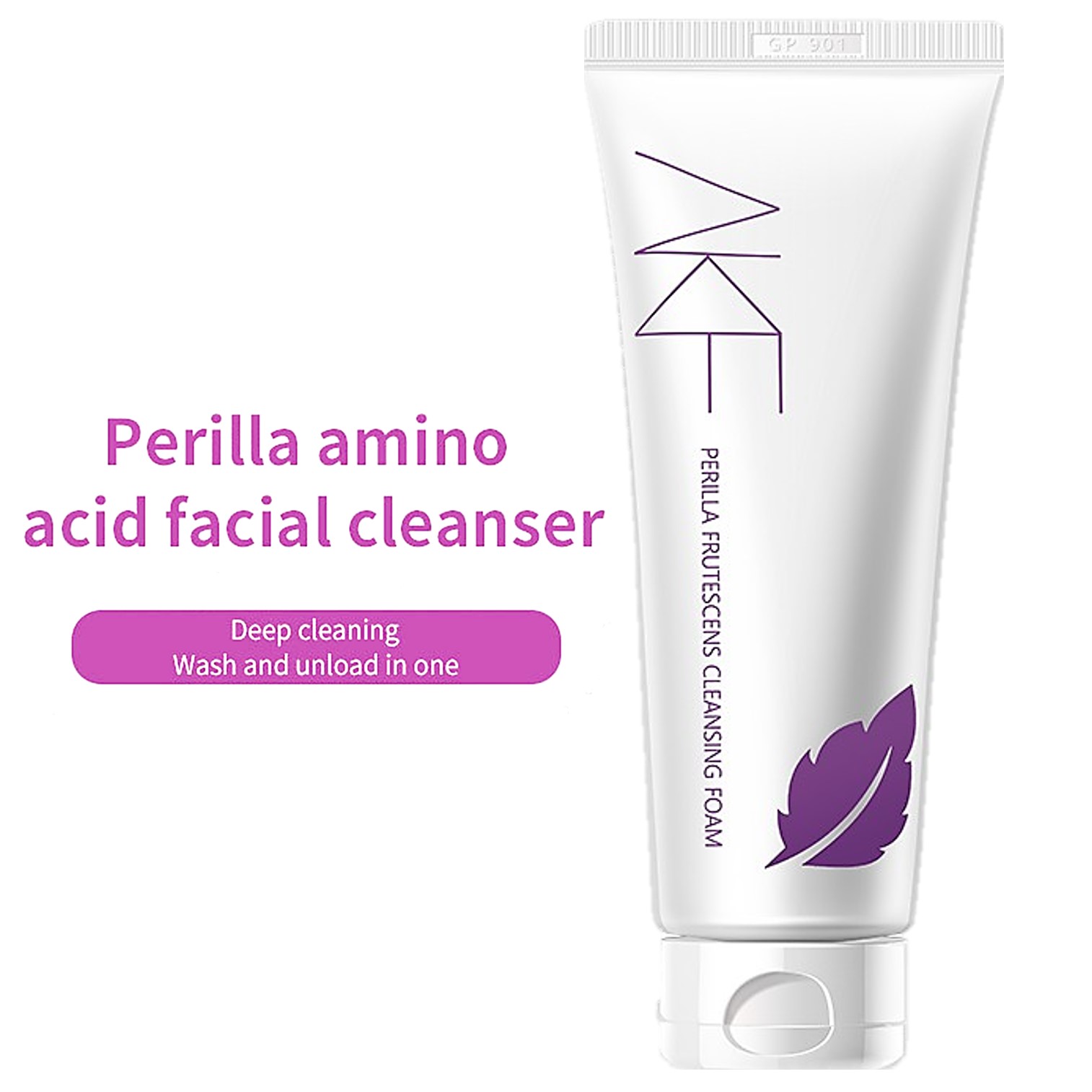 AKF Perilla Facial Cleanser Amino Acid Facial Cleanser 200g คลีนเซอร์ทำความสะอาดผิวหน้าสูตรพิเศษเพื่อผิวหน้าสะอาดล้ำลึกพร้อมการบำรุงจากเกาหลีของแท้