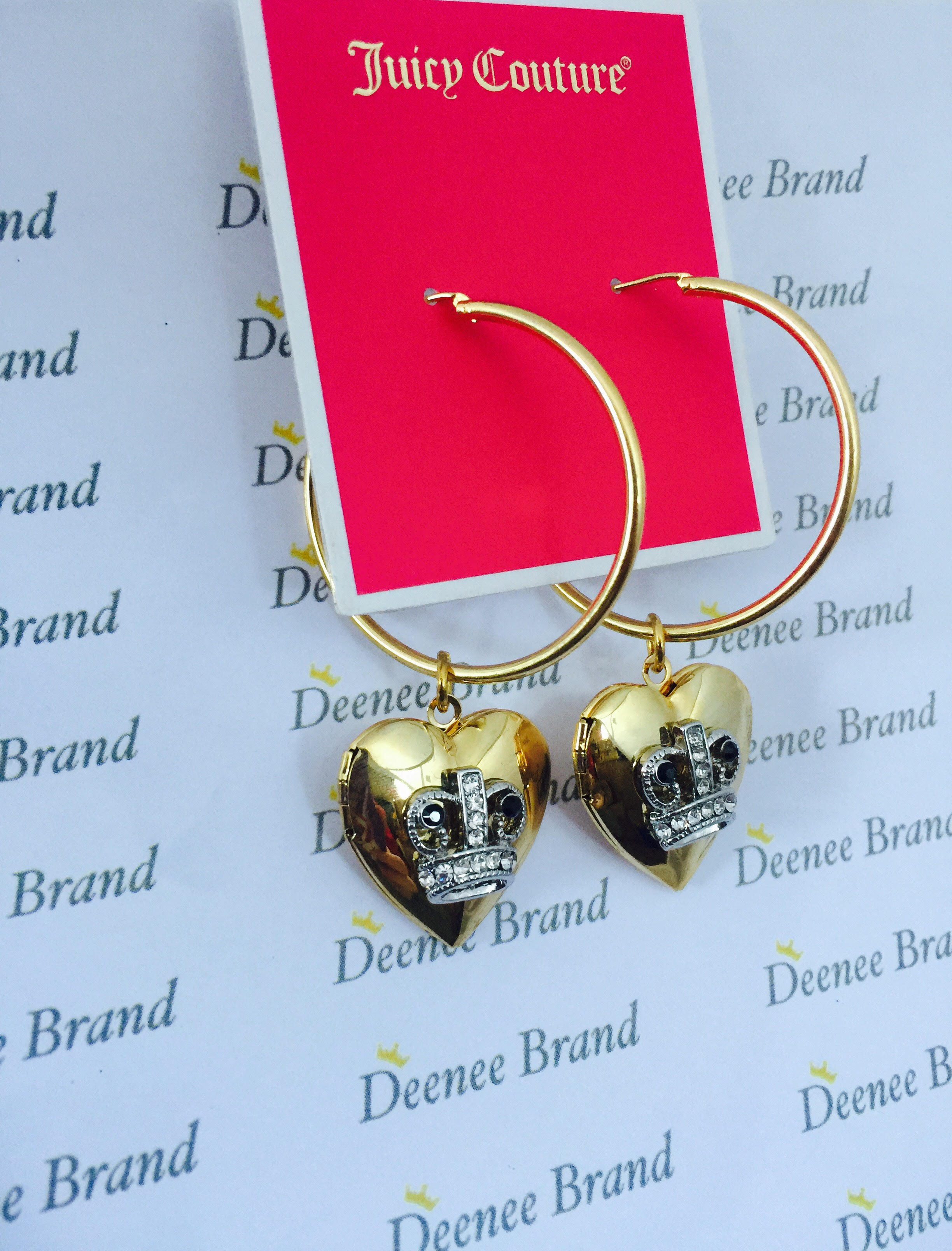 Juicy Couture Gold Earrings