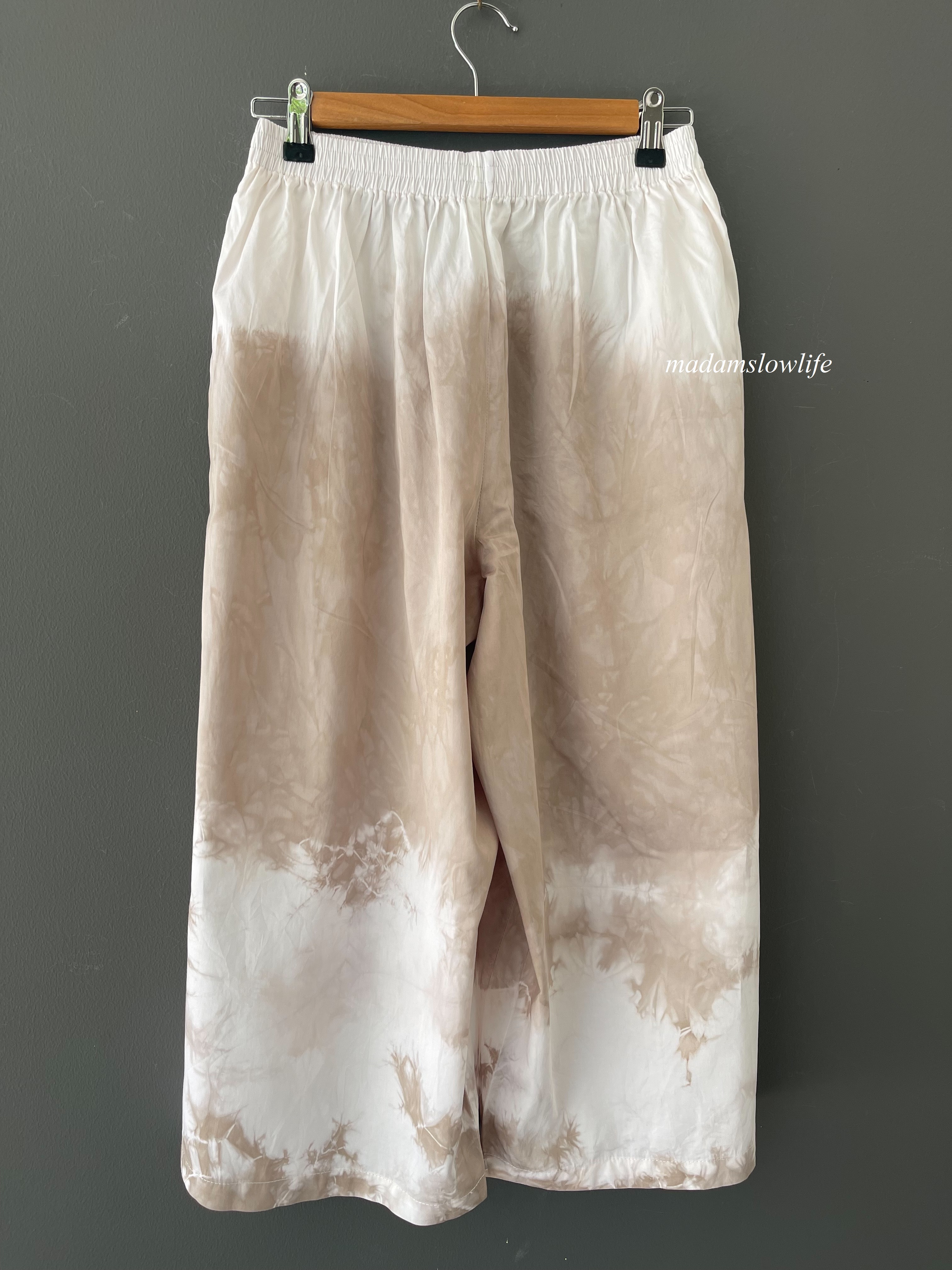 กางเกง5ส่วน ผ้าคอตตอนมัดย้อมสีปลอดสารพิษ มี 2 ขนาด