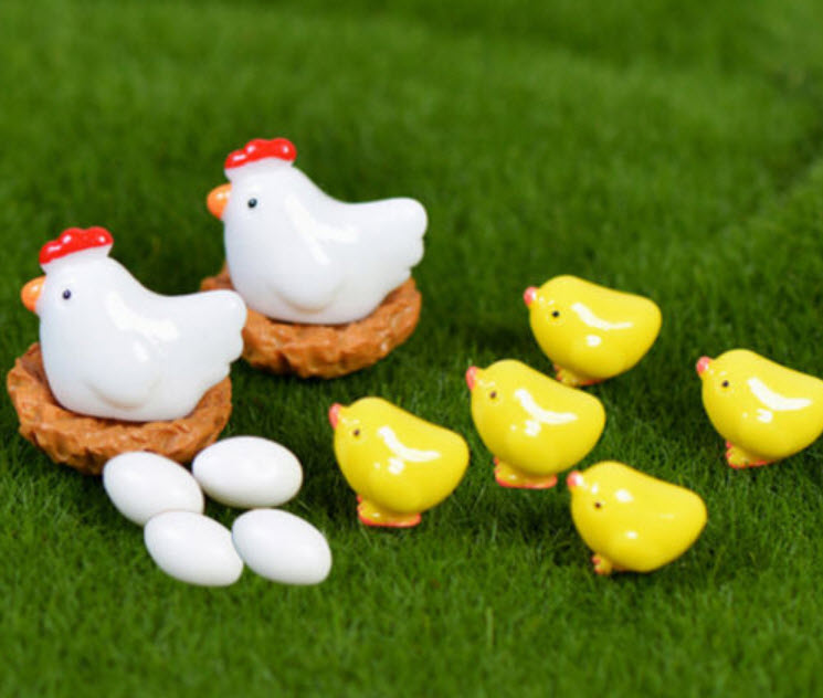 ไก่+ลูกเจี๊ยบ 13 ชิ้น