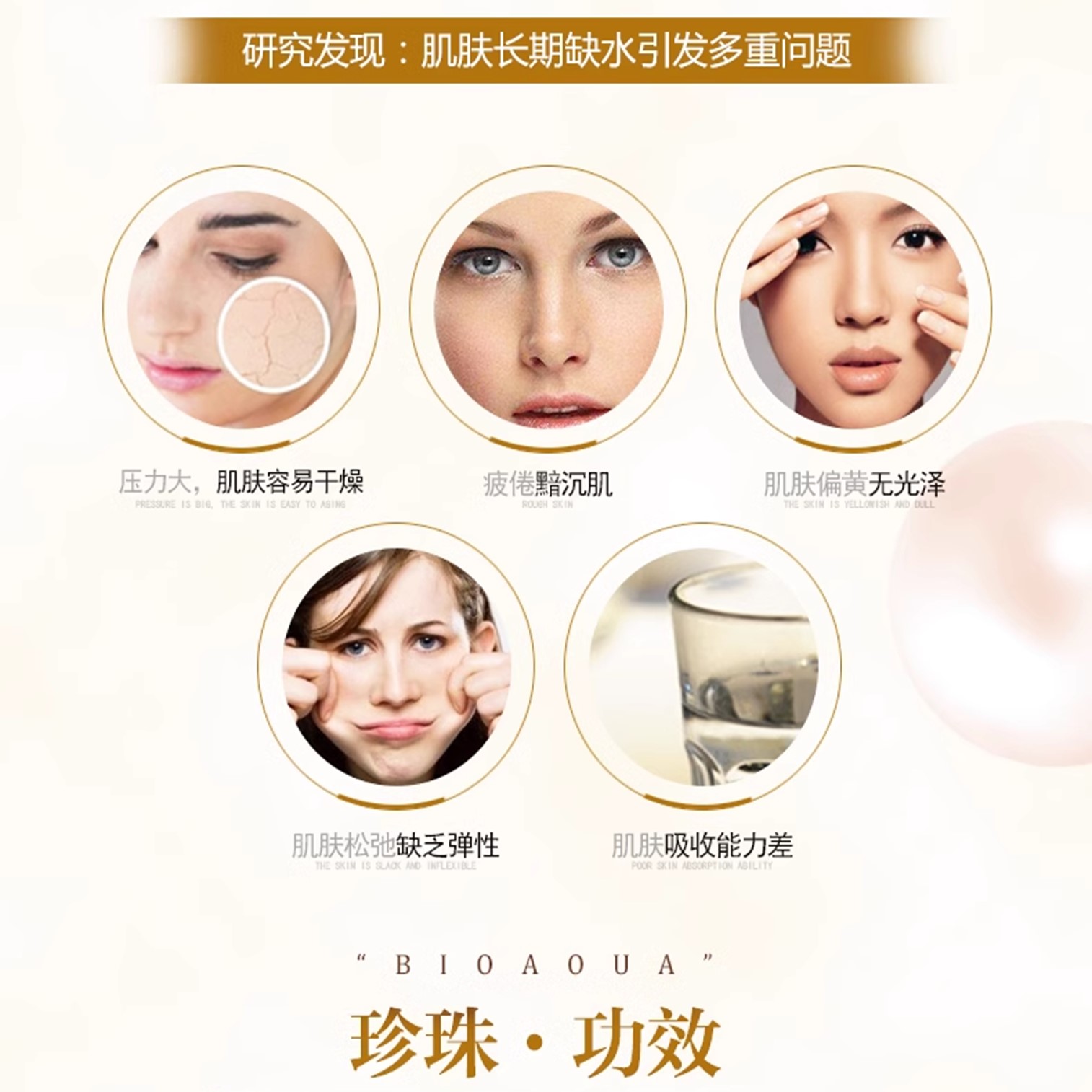 Falanduo Moisturizing Smooth Cream Pearl 60g ครีมบำรุงผิวหน้าสูตรผสมไข่มุกเข้มข้นเพื่อผิวหน้ากระจ่างใสริ้วรอยแลดูจางลงจากสารสกัดธรรมชาติ