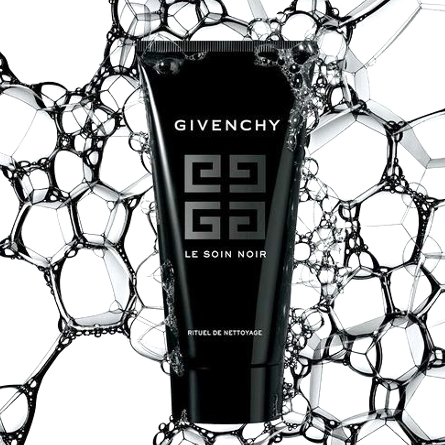GIVENCHY LE SOIN NOIR GEL CLEANSER 175ml คลีนเซอร์ทำความสะอาดผิวหน้าสูตรพรีเมี่ยมเพื่อผิวหน้าสะอาดล้ำลึกพร้อมการบำรุงแบบถึงขีดสุด